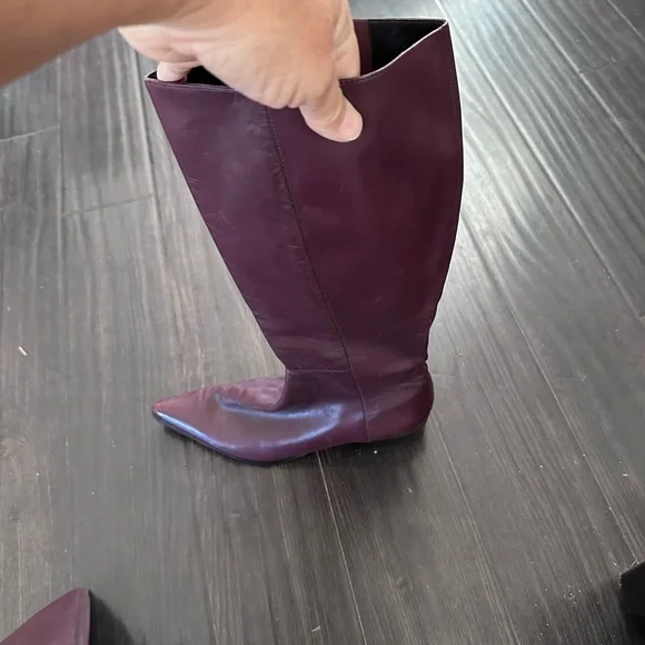 Nine West boots in Wine leather - Picture 6 of 6